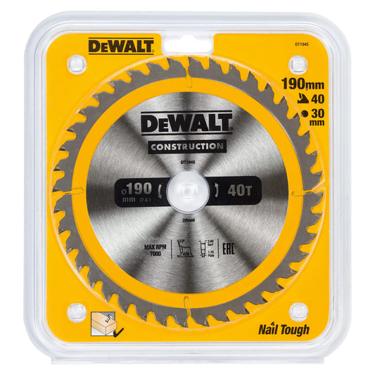 Dewalt Circular Saw Blades 165x20mmx30T